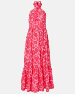 Heidi Klein Fairhaven Floral Cotton-Blend Maxi Dress - Pink