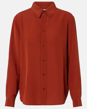 Saint Laurent Silk Shirt - Red