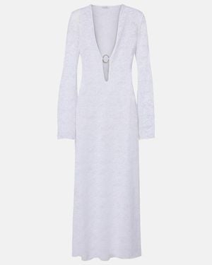 Oséree Bridal Lace Beach Cover-Up - White