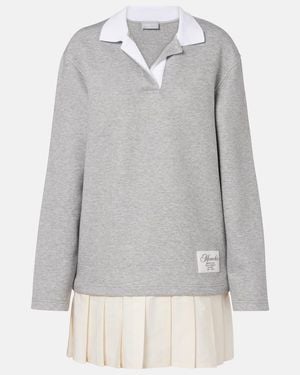 Moncler Jersey Minidress - Gray