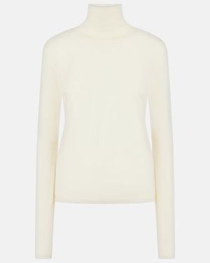 Rohe Top Aus Jersey - Weiß