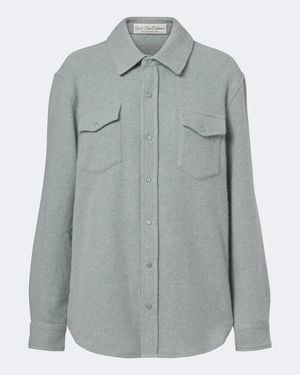 God's True Cashmere Celeste Cashmere Shirt - Grey