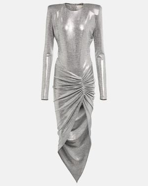 Alexandre Vauthier Jersey Midi Dress - Grey