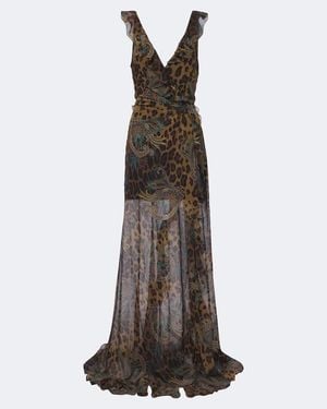 Etro Abito Lungo - Marrone