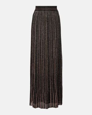 Missoni Zig Zag Sequined Maxi Skirt - Black