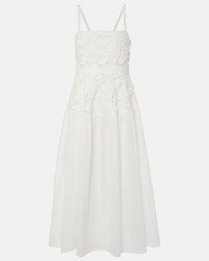 Jonathan Simkhai Veronica Cotton Midi Dress - White