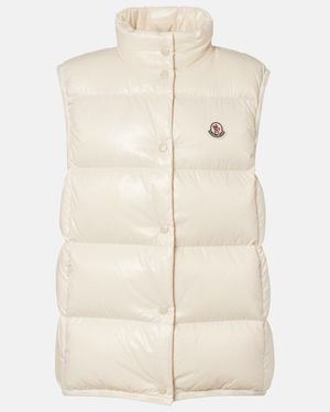 Moncler Badia Down Vest - Natural