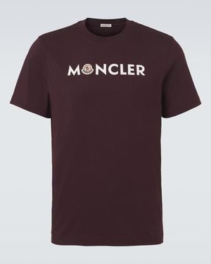 Moncler T-Shirt En Coton - Violet