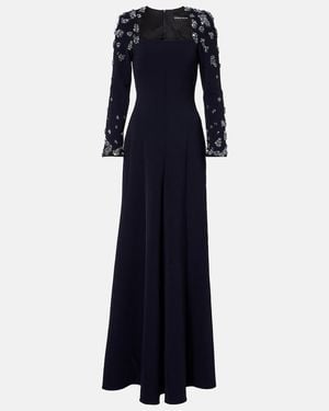 Marmar Halim Embellished Gown - Blue