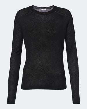 JOSEPH Geras Cashmere Sweater - Black