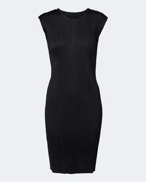 Pleats Please Issey Miyake Minikleid Basics - Schwarz