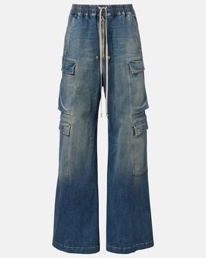 Rick Owens Drkshdw Jumbo Belas Cargo Jeans - Blue