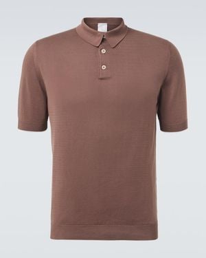 Eleventy Polo De Algodon - Marrón