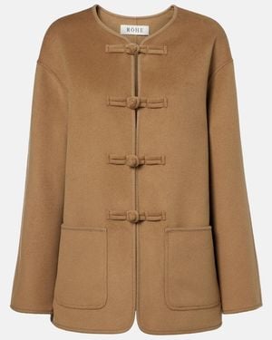 Rohe Wool And Cashmere Jacket - Brown