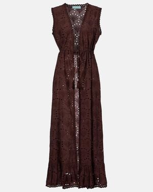 Melissa Odabash Tessa Cotton Beach Cover-Up - Purple