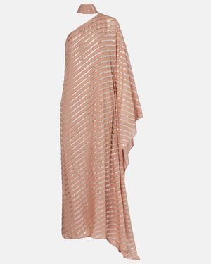 ‎Taller Marmo Petra One-Shoulder Fil Coupe Maxi Dress - Pink