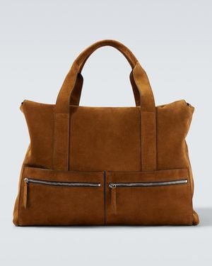 Metier Weekender Racer 53 Aus Veloursleder - Braun