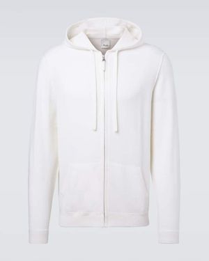 Allude Kapuzenjacke Aus Wolle Und Kaschmir - Weiß