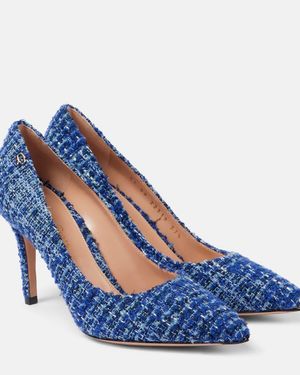 Gianvito Rossi Gianvito 85 Boucle Court Shoes - Blue