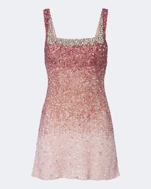 Rachel Gilbert Kaity Embellished Minidress - Pink