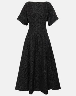 Jonathan Simkhai Rosalie Jacquard Midi Dress - Black