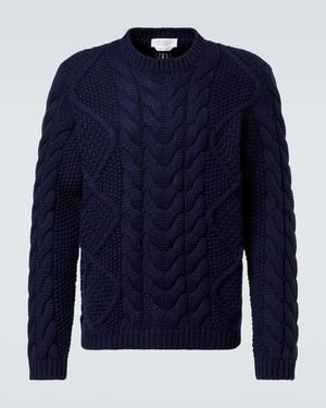 Gabriela Hearst Cable-Knit Cashmere Jumper - Blue