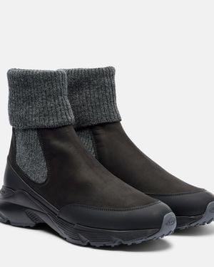 Tod's Leather Chelsea Boots - Black