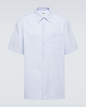Jil Sander Friday Pinstripe Cotton Shirt - White