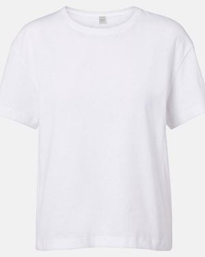 TOTEME Cotton Jersey T-Shirt - White