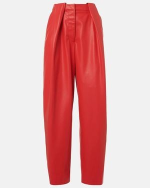 Stella McCartney Alter Mat Wide-Leg Trousers - Red