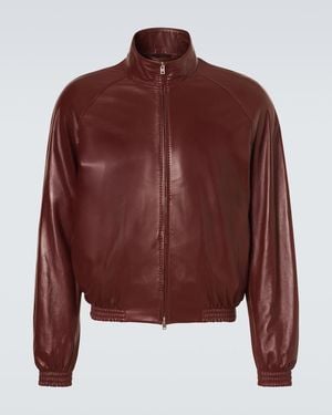 Acne Studios Leather Jacket - Red