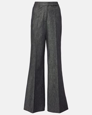 Dorothee Schumacher Pure Love High-Rise Wide-Leg Jeans - Grey
