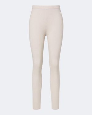 Yves Salomon Leggings De Esqui En Mezcla De Lana Y Cachemir - Neutro
