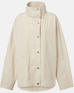 TOTEME Cotton-Blend Jacket - Natural