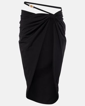 Versace Pareo Aus Jersey - Schwarz