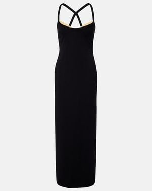 Versace Jersey Bustier Gown - Black