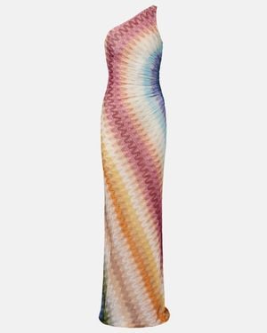 Missoni Gathered One-Shoulder Maxi Dress - Multicolour