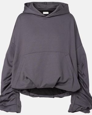 Dries Van Noten Sudadera Hannett De Algodon - Gris