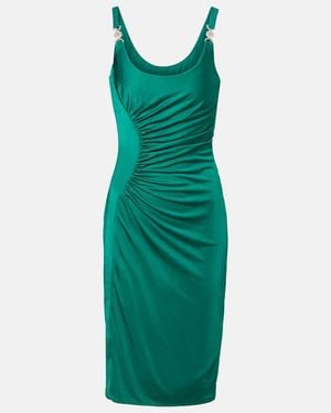 Versace Draped Dress - Green