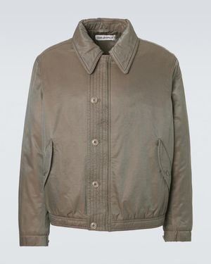 Our Legacy Auto Cotton-Blend Twill Jacket - Green