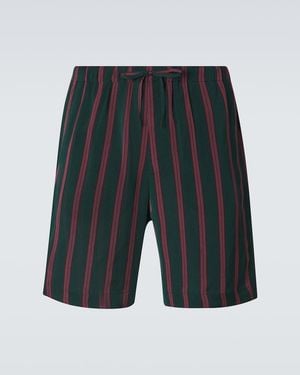 Dries Van Noten Striped Shorts - Gray