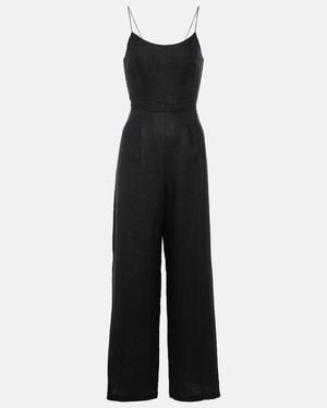 Faithfull the Brand Antibes Linen Jumpsuit - Black