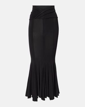 Nensi Dojaka Zoe Flared Maxi Skirt - Black