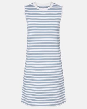 Max Mara Prane Striped Minidress - Blue