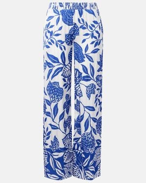 Poupette Cecile Wide-Leg Pants - Blue