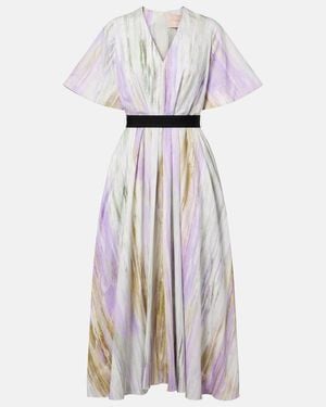 ROKSANDA Sana Printed Cotton Maxi Dress - White