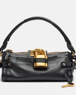 Chloé Paddington Small Leather Shoulder Bag - Black