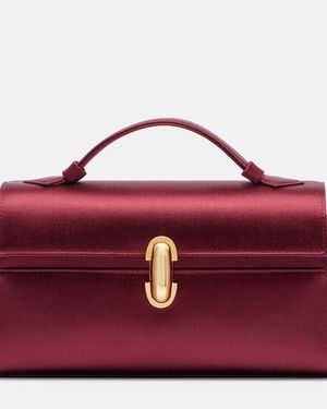 SAVETTE Clutch Symmetry De Saten - Rojo