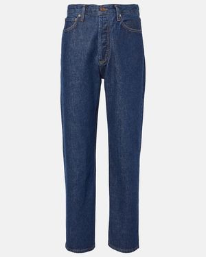 Agolde '90S Pinch Waist High-Rise Straight Jeans - Blue