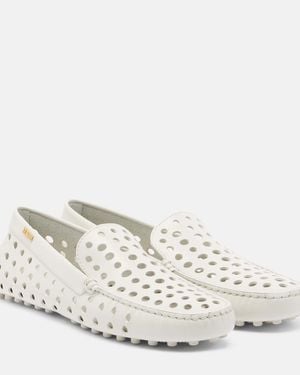 Tod's Mokassins Gommino Aus Leder - Weiß